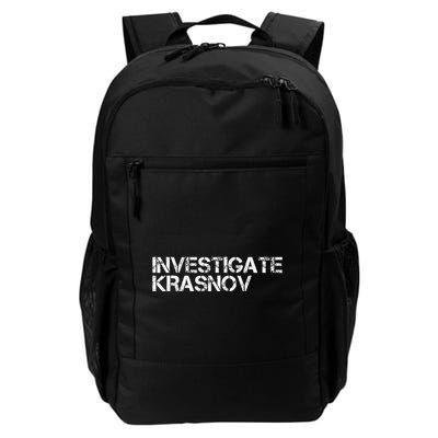 Conspiracy Theory Kgb Spy Investigate Krasnov Daily Commute Backpack