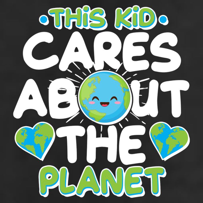 Cute This Kid Cares About The Planet Adult Drive Performance Visor