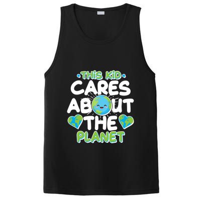Cute This Kid Cares About The Planet PosiCharge Competitor Tank