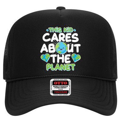 Cute This Kid Cares About The Planet Trucker Hat