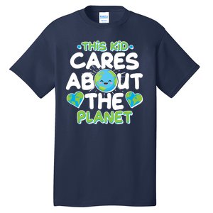 Cute This Kid Cares About The Planet Tall T-Shirt