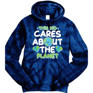 Cute This Kid Cares About The Planet Tie Dye Hoodie