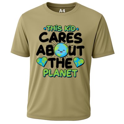 Cute This Kid Cares About The Planet Performance Shirt