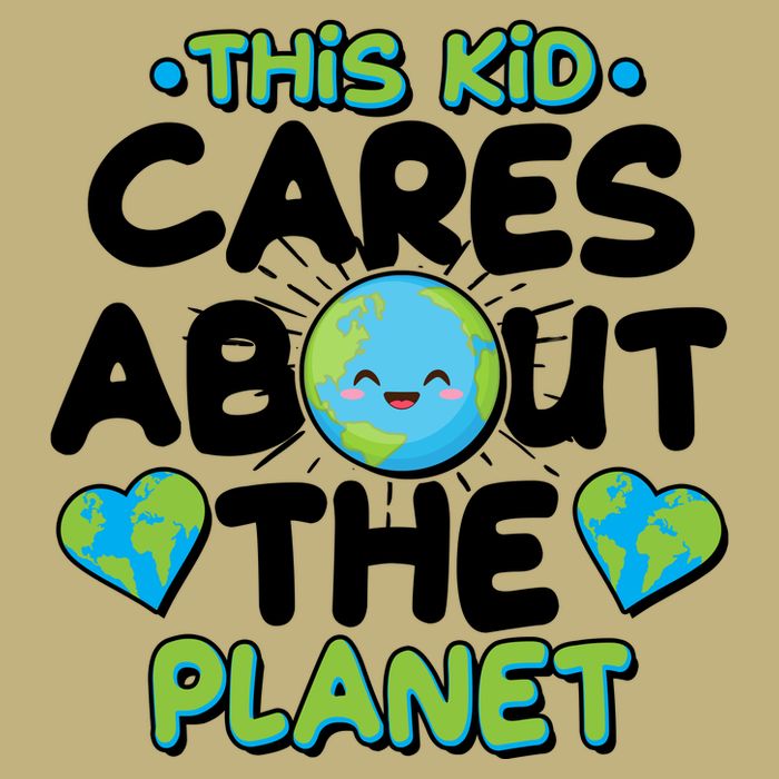 Cute This Kid Cares About The Planet Cooling Performance Crew T-Shirt