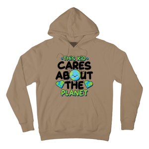 Cute This Kid Cares About The Planet Hoodie