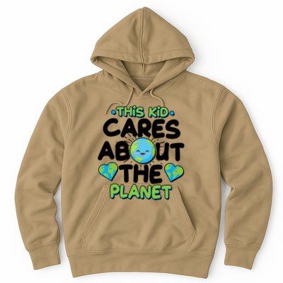 Cute This Kid Cares About The Planet Hoodie