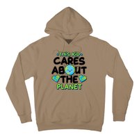 Cute This Kid Cares About The Planet Hoodie