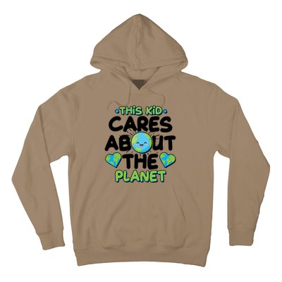 Cute This Kid Cares About The Planet Hoodie