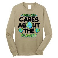 Cute This Kid Cares About The Planet Long Sleeve Shirt