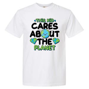 Cute This Kid Cares About The Planet Garment-Dyed Heavyweight T-Shirt