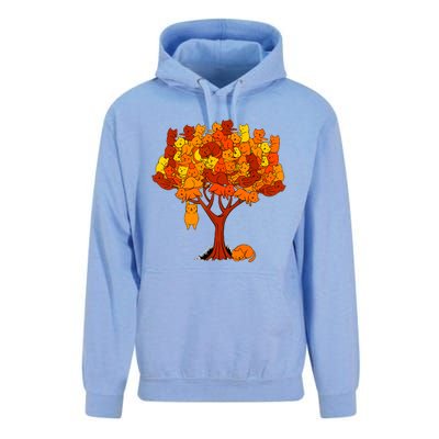 Cat Tree Kitten Funny Animal Plant Pet Lover Gardener Unisex Surf Hoodie