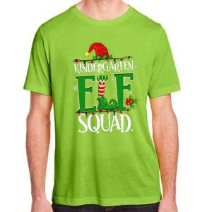 Christmas Teacher Kindergarten Elf Squad Xmas Lights Pajamas Adult ChromaSoft Performance T-Shirt