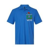 Christmas Teacher Kindergarten Elf Squad Xmas Lights Pajamas Softstyle Adult Sport Polo