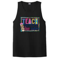 Cute Teach Love And Inspire Teacher Back To School PosiCharge Competitor Tank