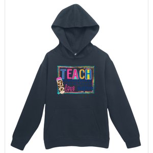 Cute Teach Love And Inspire Teacher Back To School Urban Pullover Hoodie