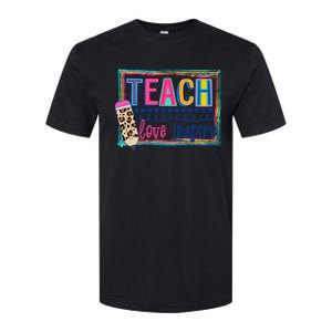 Cute Teach Love And Inspire Teacher Back To School Softstyle CVC T-Shirt