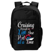 Cruising Through Life One Port At A Time Boating Cruise Trip Daily Commute Backpack