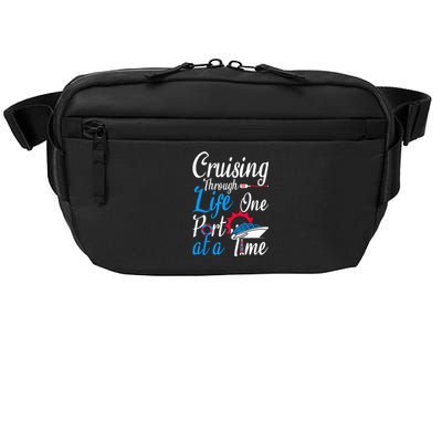 Cruising Through Life One Port At A Time Boating Cruise Trip Crossbody Pack