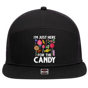 Candy Tester Lollipop Sweets Halloween 7 Panel Mesh Trucker Snapback Hat