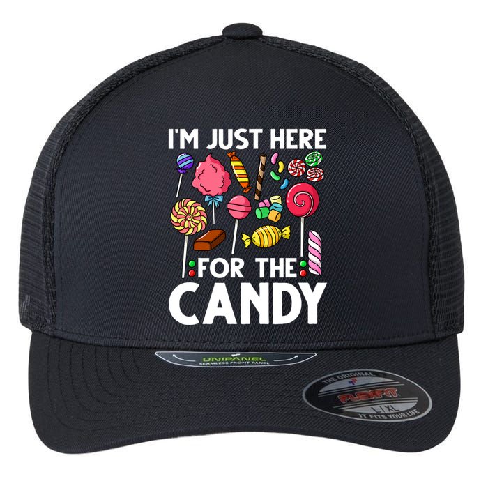 Candy Tester Lollipop Sweets Halloween Flexfit Unipanel Trucker Cap