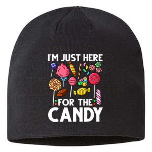 Candy Tester Lollipop Sweets Halloween Sustainable Beanie