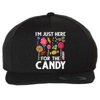 Candy Tester Lollipop Sweets Halloween Wool Snapback Cap