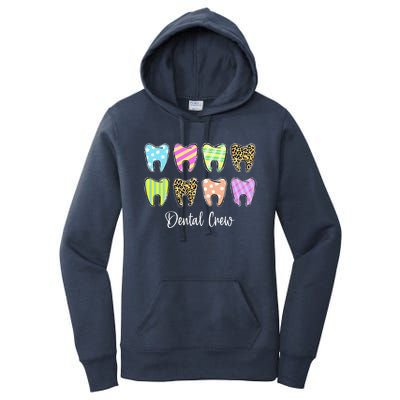 Cute Teeth Leopard Dental Crew Easter Day Christians Women's Pullover Hoodie