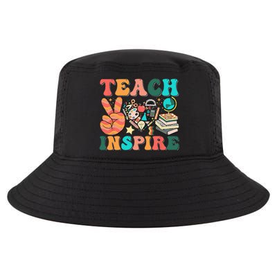 Cute Teach Love And Inspire Teacher Cool Comfort Performance Bucket Hat