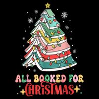 Christmas Tree Lights All Booked For Xmas Book Gift Impact Tech Backpack