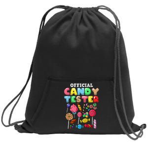 Candy Tester Lollipop Sweets Halloween Sweatshirt Cinch Pack Bag