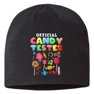 Candy Tester Lollipop Sweets Halloween Sustainable Beanie