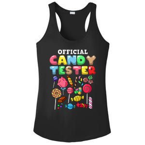 Candy Tester Lollipop Sweets Halloween Ladies PosiCharge Competitor Racerback Tank