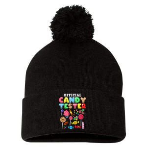 Candy Tester Lollipop Sweets Halloween Pom Pom 12in Knit Beanie