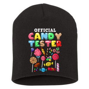 Candy Tester Lollipop Sweets Halloween Short Acrylic Beanie