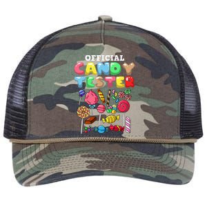 Candy Tester Lollipop Sweets Halloween Retro Rope Trucker Hat Cap