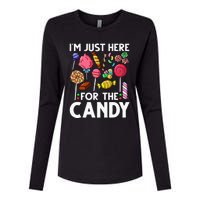 Candy Tester Lollipop Sweets Halloween Womens Cotton Relaxed Long Sleeve T-Shirt