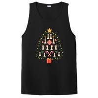 Christmas Chess Tree Light Santa Hat Funny Xmas Sport Holiday PosiCharge Competitor Tank