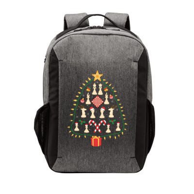 Christmas Chess Tree Light Santa Hat Funny Xmas Sport Holiday Vector Backpack