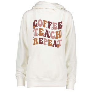 Chemistry Teacher Leopard Rainbow Chemist Fun Teaching Teach Funny Gift Womens Funnel Neck Pullover Hood