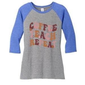 Chemistry Teacher Leopard Rainbow Chemist Fun Teaching Teach Funny Gift Women's Tri-Blend 3/4-Sleeve Raglan Shirt