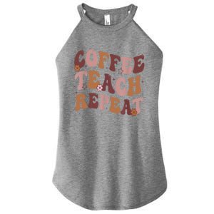 Chemistry Teacher Leopard Rainbow Chemist Fun Teaching Teach Funny Gift Women's Perfect Tri Rocker Tank