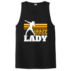 Crazy Throwing Lady Shot Putter Thrower Wo Shot Put PosiCharge Competitor Tank