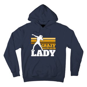 Crazy Throwing Lady Shot Putter Thrower Wo Shot Put Hoodie