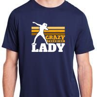 Crazy Throwing Lady Shot Putter Thrower Wo Shot Put Adult ChromaSoft Performance T-Shirt