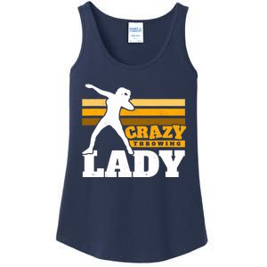 Crazy Throwing Lady Shot Putter Thrower Wo Shot Put Ladies Essential Tank