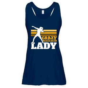 Crazy Throwing Lady Shot Putter Thrower Wo Shot Put Ladies Essential Flowy Tank