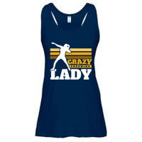 Crazy Throwing Lady Shot Putter Thrower Wo Shot Put Ladies Essential Flowy Tank