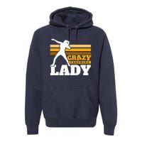 Crazy Throwing Lady Shot Putter Thrower Wo Shot Put Premium Hoodie