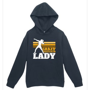 Crazy Throwing Lady Shot Putter Thrower Wo Shot Put Urban Pullover Hoodie