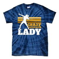 Crazy Throwing Lady Shot Putter Thrower Wo Shot Put Tie-Dye T-Shirt